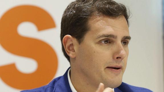 El presidente de Ciudadanos, Albert Rivera. 