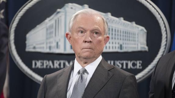 El fiscal general de Estados Unidos, Jeff Sessions.