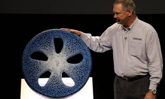 La rueda 3D presentada por Terry K. Gettys.