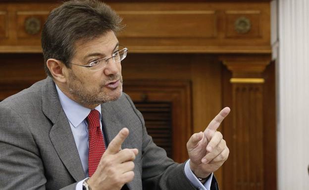 Rafael Catalá, ministro de Justicia. 