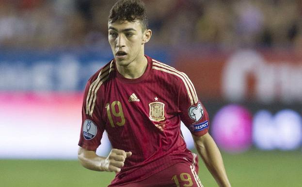 Munir, el día que debutó con 'la Roja'. 