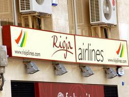 Sede de Rioja Airlines, en la Gran Vía de Logroño. /E. DEL RÍO