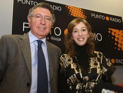 Santos, en el programa Área de La Rioja de Punto Radio. /JUAN MARÍN