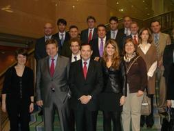 Imagen de la delegación riojana en su visita a Japón./L.R.