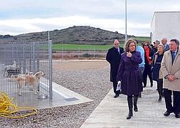 Santos y Arribas visitaron las nuevas instalaciones. ::                             M. HERREROS