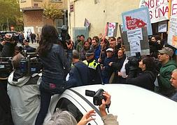 La presión de la calle frena un nuevo desahucio