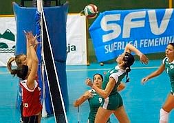 Doble victoria riojana en voleibol