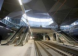 Imagen del estado actual del interior de la estación./JUAN MARÍN