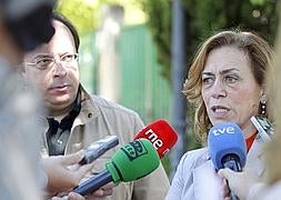 La socialista Inmaculada Ortega. ::                         JUSTO RODRÍGUEZ