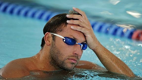 Imagen de archivo del nadador australiano Ian Thorpe.