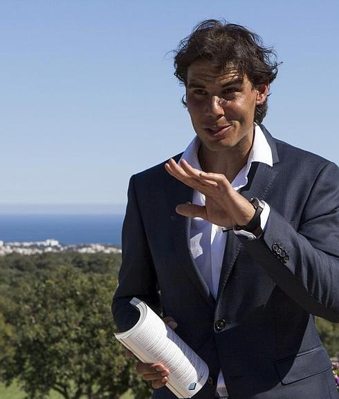 Rafel Nadal durante la presentación del congreso 