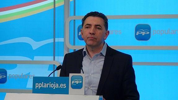 Carlos Cuevas durante la rueda de prensa. 