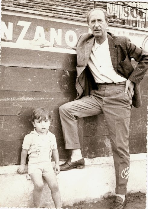 Andrés Pascual y su abuelo, Gonzalo Carrillo. 