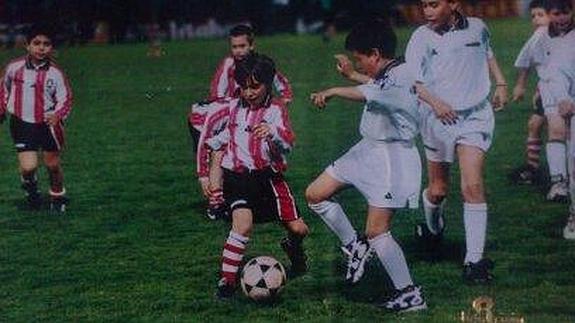 Imagen enviada por Blaz Lázaro. Uno se sus grandes recuerdos del Logroñés