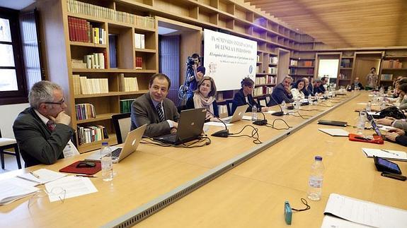 Mesa redonda, que ha tenido lugar en San Millán. 