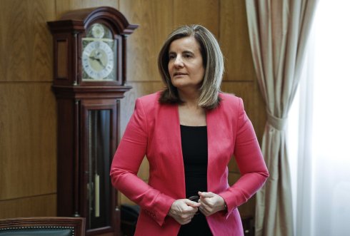 La ministra de Empleo y Seguridad Social, Fátima Báñez. 