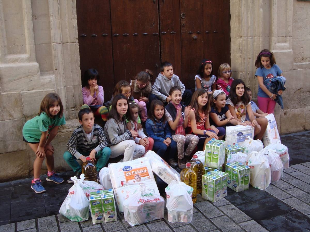 La solidaridad de los niños de Medrano