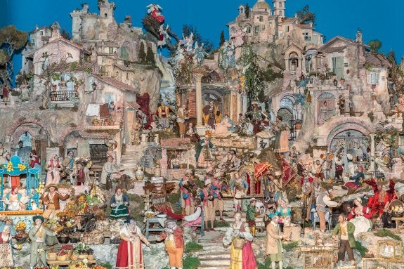 Belén napolitano de la catedral de Santo Domingo.
