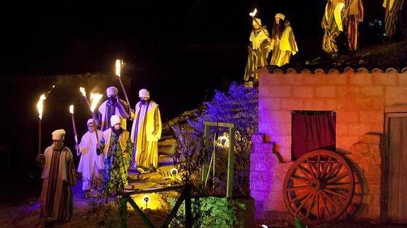 De nuevo en su sitio, se armó el belén