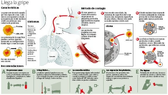 La gripe ha iniciado su repunte y supera ya el umbral epidémico en La Rioja