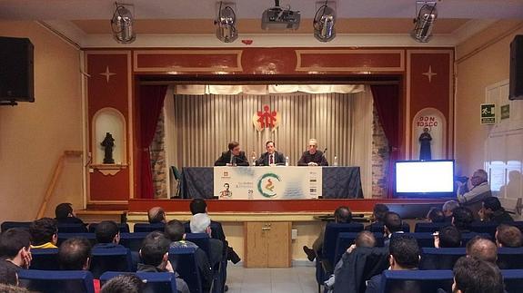 Erro, durante su intervención. 