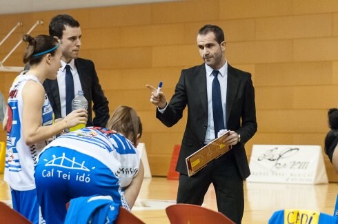 Andreu Bou, en un partido con el Cadi La Seu. :: L. r.
