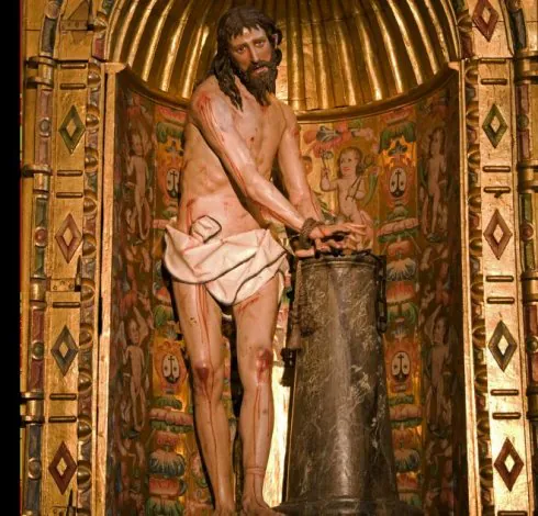 'Cristo atado a la columna' del monasterio de San José . :: l.r.