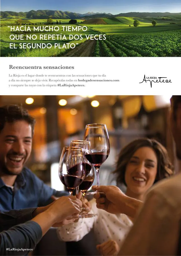'Reencuentra sensaciones', lema turístico para La Rioja