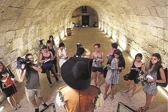 Visita narrada en el Calado de San Gregorio. 