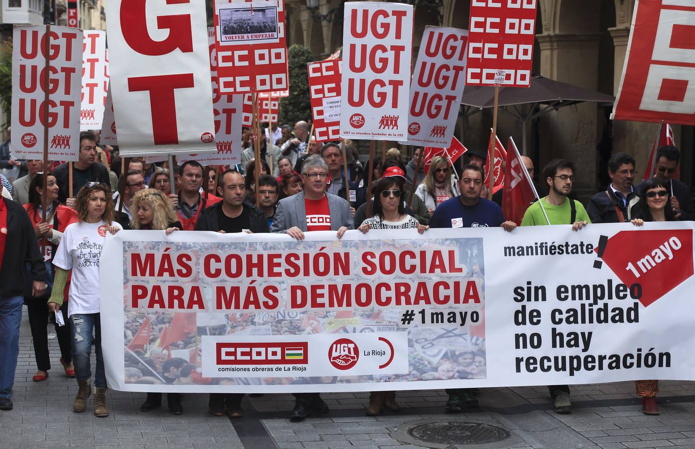 Manifestación del Primero de mayo del año pasado. 