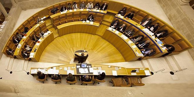 Imagen de una sesión en  el Parlamento de La Rioja durante la última legislatura. / Sonia Tercero