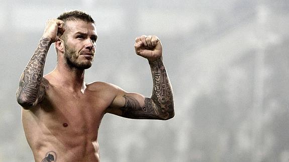 Beckham, caballero en 'El Rey Arturo'