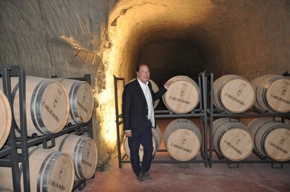 proporción Alternativa Acorazado Carlos Moro elabora su primer vino de Rioja en su bodega de San Vicente |  La Rioja