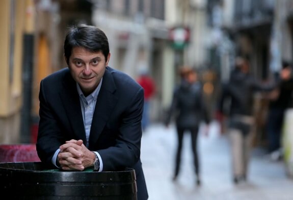 Pedro Barrio, médico y nuevo presidente de la Academia Riojana de Gastronomía. :: juan Marín