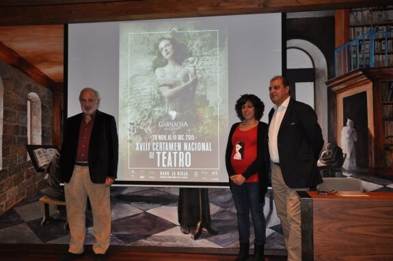 Vicente Cuadrado junto a Laura Rivado y Lepoldo García. :: c.v.