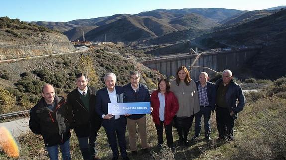 Del Río destaca «el impulso del Gobierno central en las obras de la presa de Enciso»