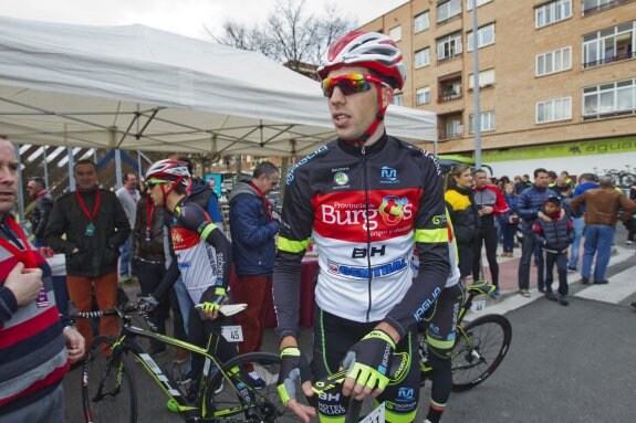 Álvaro Robredo, en la salida de una prueba. :: justo rodríguez