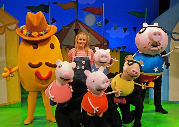 Peppa Pig y su familia estarán el domingo en Riojafórum. :: l.r.