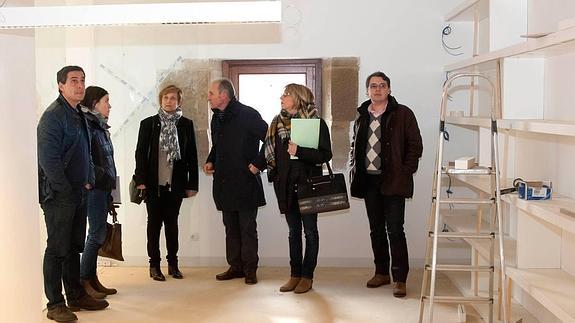 Visita a las obras de la nueva Casa de Cultura de Lardero. 