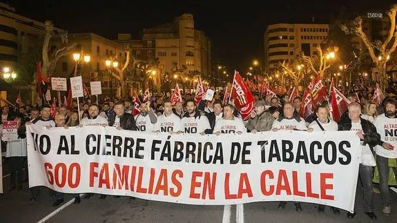 Manifestación en Logroño, el pasado 23