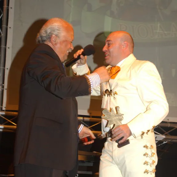Paco Formoso, durante el homenaje que recibió en el 2010. :: l.r.