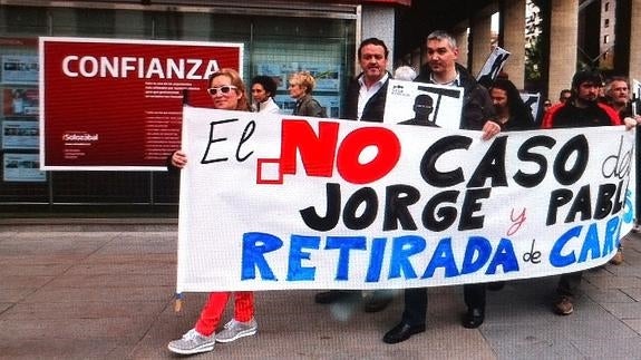 Stop Represión recorre Logroño para pedir «la retirada de cargos para Jorge y Pablo»