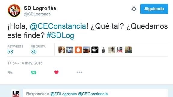 Buen rollo tuitero entre SDL y Constancia