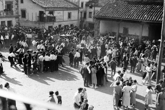 De fiestas en Valgañón en 1936