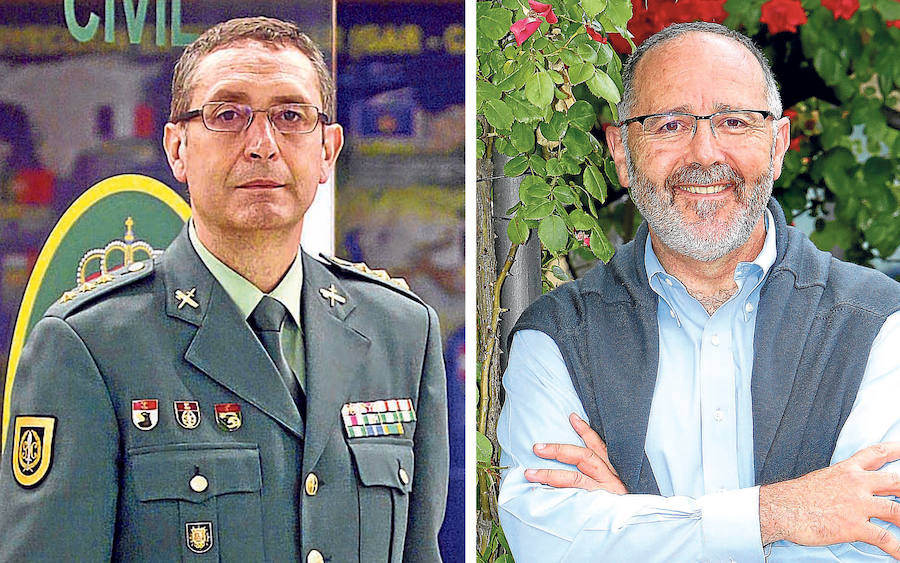 José Antonio Iglesias (iz.) y Fernando Reinares. 