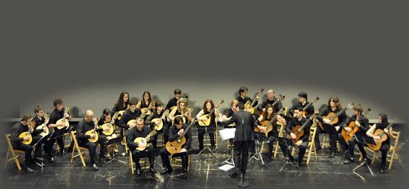 La Orden de la Terraza, durante uno de sus conciertos. :: l.r.