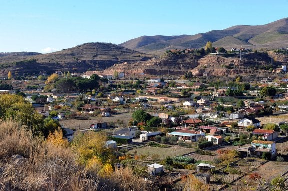 Plano general de una zona de casillas de Arnedo. :: miguel herreros