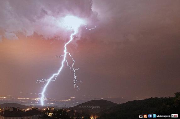 La Rioja vuelve a estar hoy en alerta amarilla por tormentas