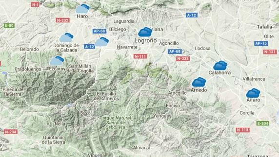 Las temperaturas bajan