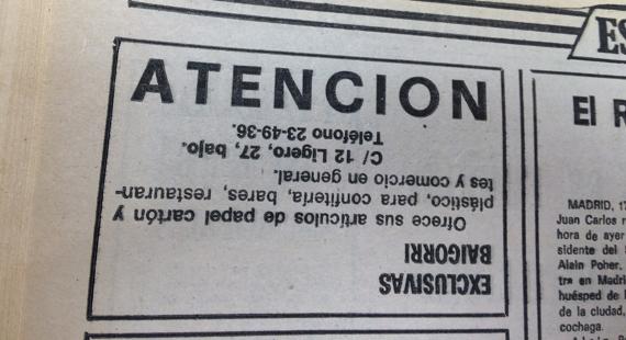 Anuncios con crucigramas